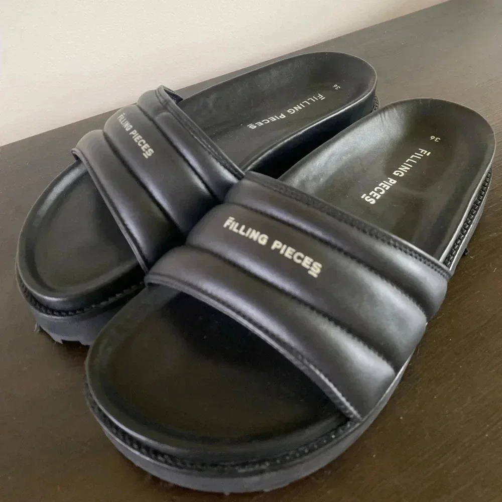 Filling Pieces Shoes Women’s 36 Slides Lux Slip Ons